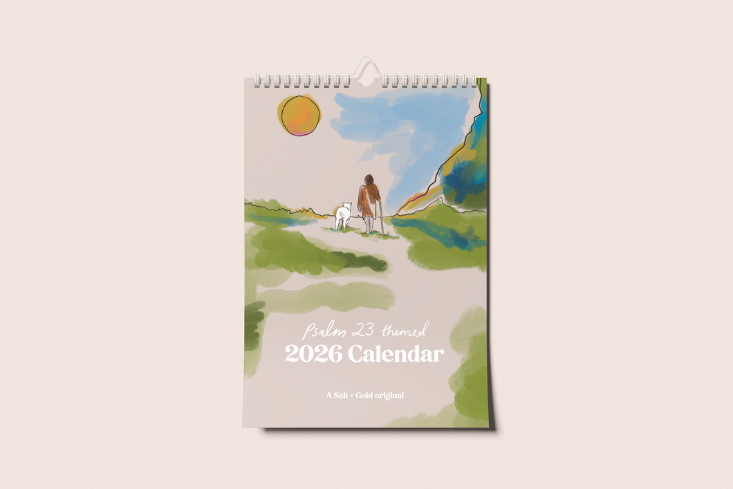 2026 Psalm 23 Wall Calendar