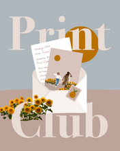 Load image into Gallery viewer, Salt + Gold Monthly Print Club

